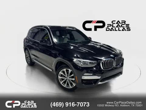 Black 2019 BMW X3 sDrive30i Sport Utility 4D for sale in Addison, TX