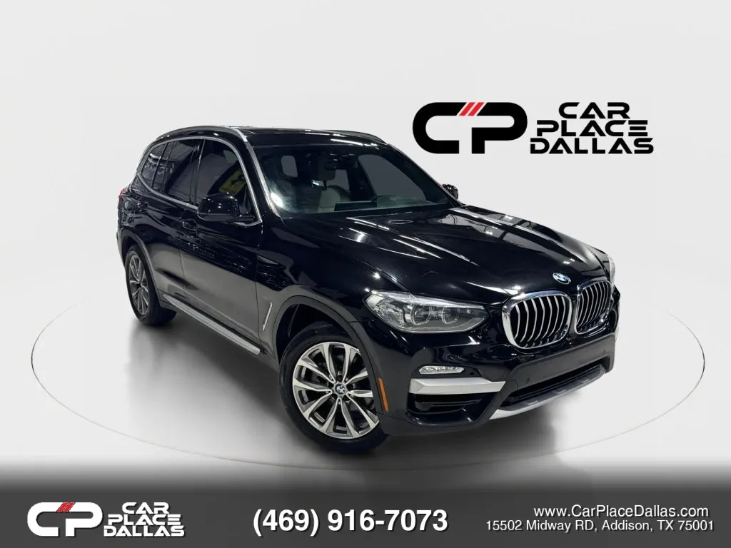 Black 2019 BMW X3 sDrive30i Sport Utility 4D for sale in Addison, TX