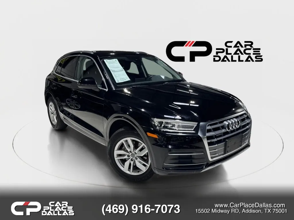 Black 2020 Audi Q5 45 TFSI Premium Sport Utility 4D for sale in Addison, TX