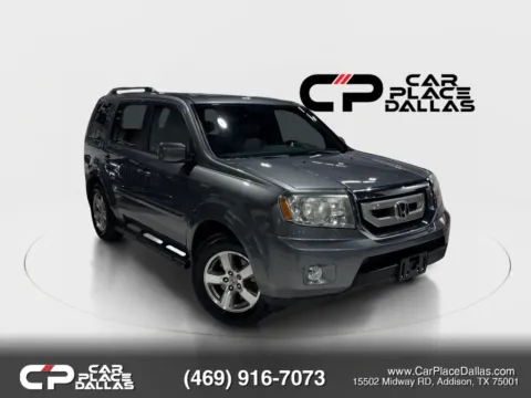 Silver 2009 Honda Pilot Utility 4D EX-L 4WD 3.5L V6 for sale in Addison, TX