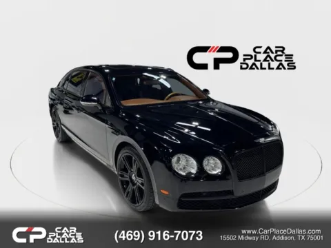 Black 2016 Bentley Flying Spur V8 Sedan 4D for sale in Addison, TX
