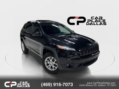 Black 2016 Jeep Cherokee Latitude Sport Utility 4D for sale in Addison, TX