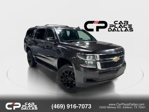 Gray 2017 Chevrolet Suburban LT Sport Utility 4D for sale in Addison, TX