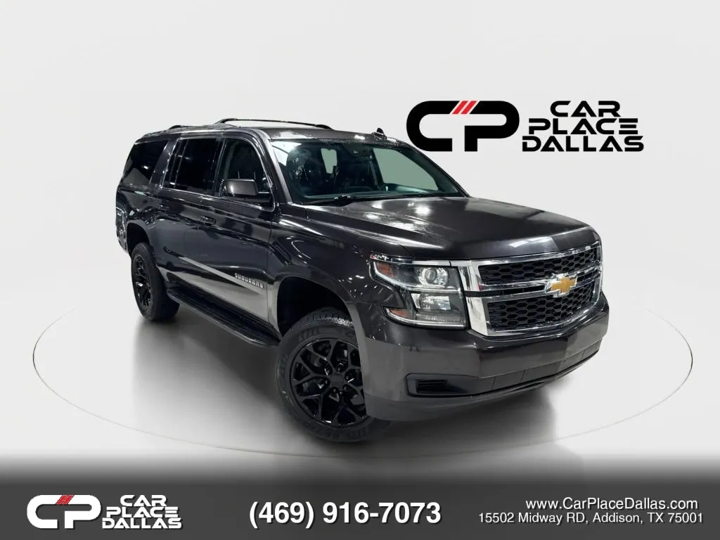 Gray 2017 Chevrolet Suburban LT Sport Utility 4D for sale in Addison, TX