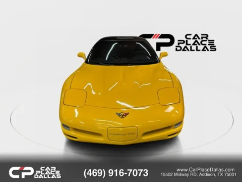 Another view of 2000 Chevrolet Corvette Coupe LS1,HUD,BOSE,LEATHER,REMOVABLE TOP,PWR STS,CLIMATE CTRL,ALLOYS,AUTO for sale in Addison, TX at Car Place Dallas