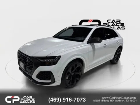 More photos of 2023 Audi RS Q8 4.0T quattro,BLACK OPTIC,CARBON PKG,23 WHLS,SPORT EXHAUST,PANO,B&O,360 CAM,HTD/VENT LTHR,ACC at Car Place Dallas, TX