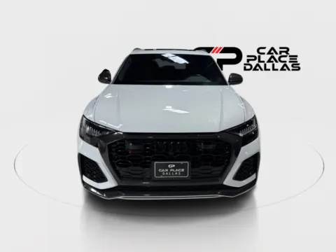 Another view of 2023 Audi RS Q8 4.0T quattro,BLACK OPTIC,CARBON PKG,23 WHLS,SPORT EXHAUST,PANO,B&O,360 CAM,HTD/VENT LTHR,ACC for sale in Addison, TX at Car Place Dallas