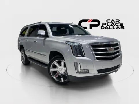 Silver 2020 Cadillac Escalade ESV Luxury Sport Utility 4D for sale in Addison, TX
