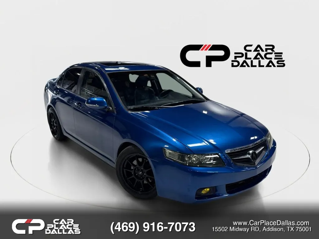 Blue 2004 Acura TSX Sedan 4D for sale in Addison, TX