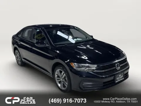 Black 2022 Volkswagen Jetta 1.5T SE Sedan 4D for sale in Addison, TX