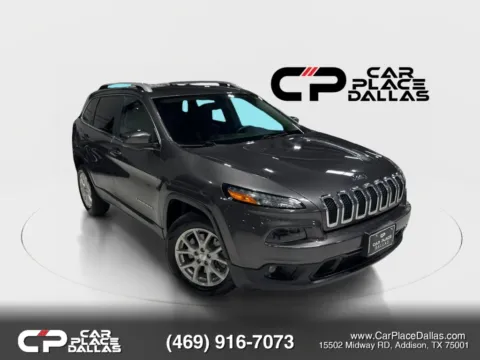 Gray 2018 Jeep Cherokee Latitude Plus Sport Utility 4D for sale in Addison, TX