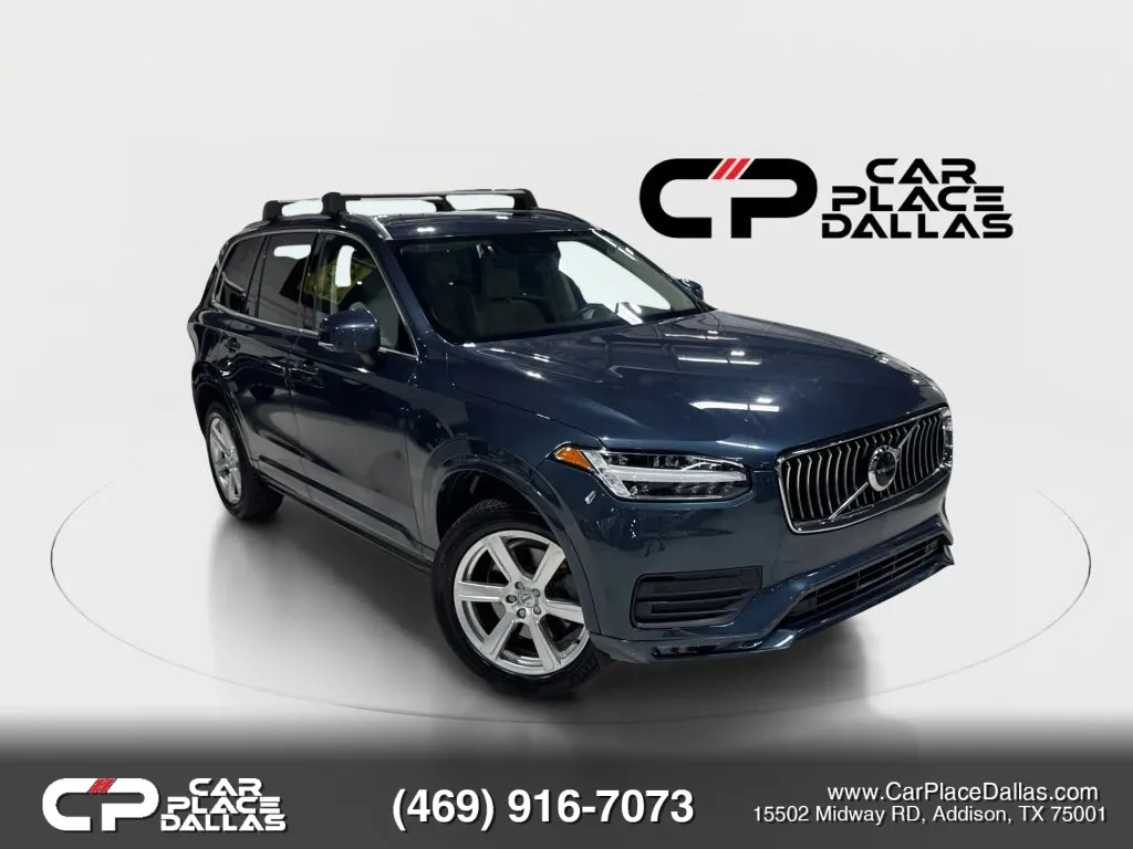 Blue 2021 Volvo XC90 T5 Momentum Sport Utility 4D for sale in Addison, TX