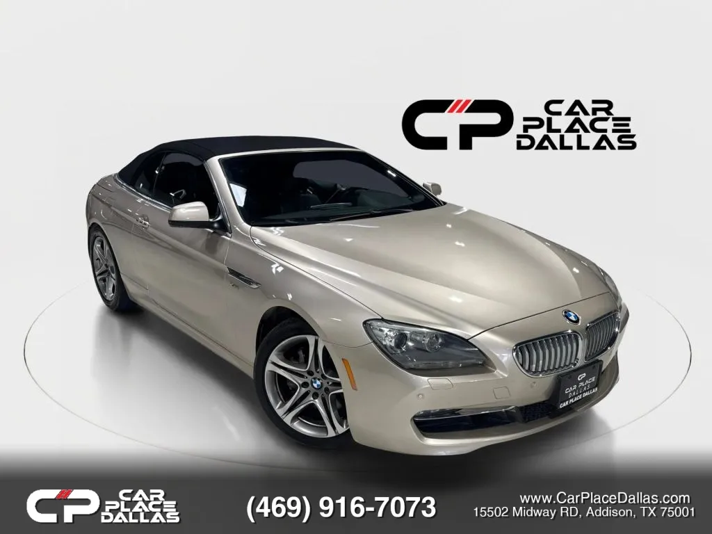 Blue 2012 BMW 6 Series 650i xDrive Convertible 2D for sale in Addison, TX