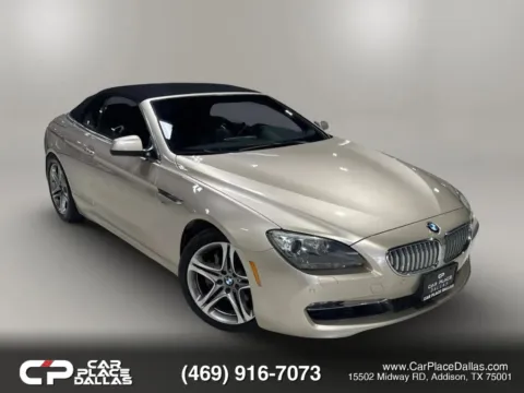 Blue 2012 BMW 6 Series 650i xDrive Convertible 2D for sale in Addison, TX