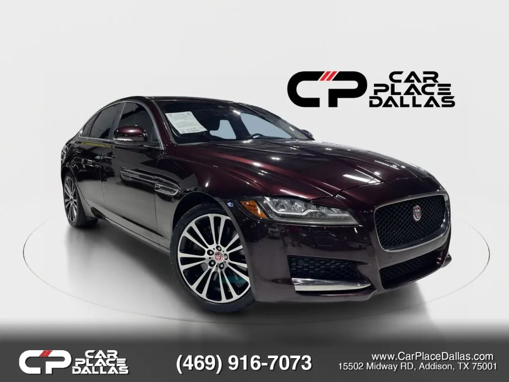 Red 2017 Jaguar XF 35t Prestige Sedan 4D for sale in Addison, TX