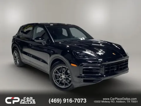 Black 2024 Porsche Cayenne Sport Utility 4D for sale in Addison, TX