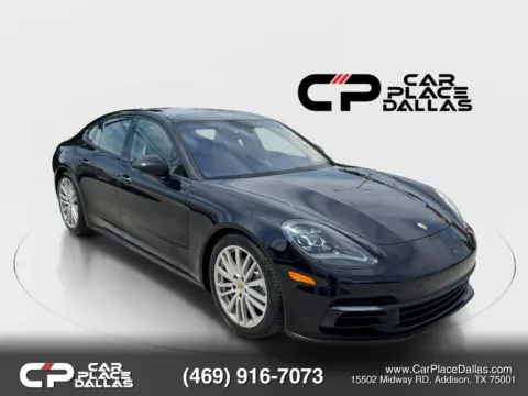 Black 2017 Porsche Panamera 4 Sedan 4D for sale in Addison, TX