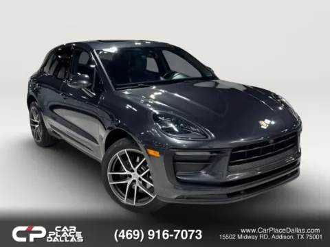 Gray 2022 Porsche Macan Sport Utility 4D for sale in Addison, TX