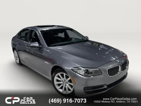 Gray 2014 BMW 5 Series 535i Sedan 4D for sale in Addison, TX