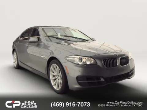 Gray 2014 BMW 5 Series 535i Sedan 4D for sale in Addison, TX