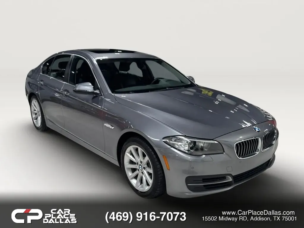 Gray 2014 BMW 5 Series 535i Sedan 4D for sale in Addison, TX
