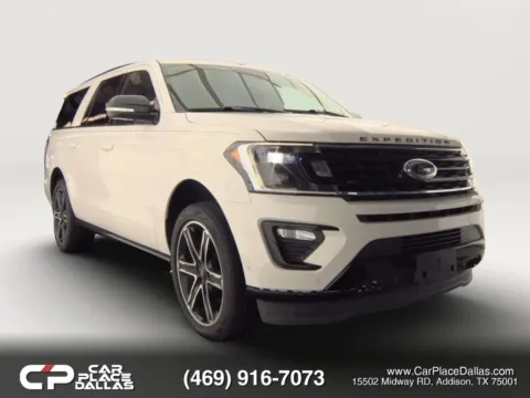 White 2020 Ford Expedition MAX Limited Sport Utility 4D for sale in Addison, TX
