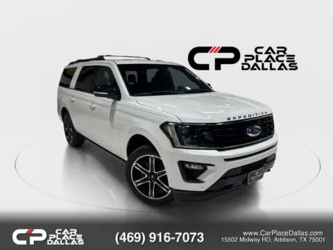 White 2020 Ford Expedition MAX Limited Sport Utility 4D for sale in Addison, TX