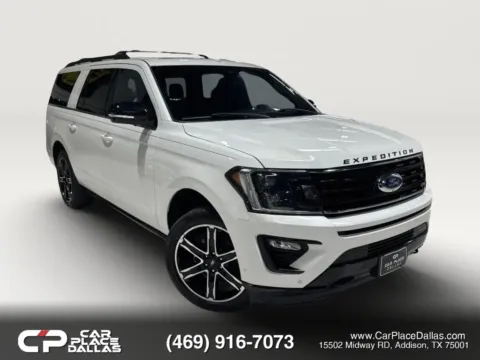 White 2020 Ford Expedition MAX Limited Sport Utility 4D for sale in Addison, TX