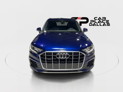 Another view of 2020 Audi Q7 Premium Plus 45 TFSI quattro,3RD ROW,NAV,CAM,PANO,BLUE EXT,9 SVC RECORDS for sale in Addison, TX at Car Place Dallas