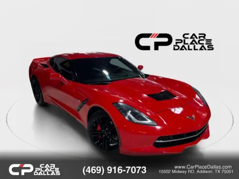Red 2017 Chevrolet Corvette Stingray Coupe 2D for sale in Addison, TX