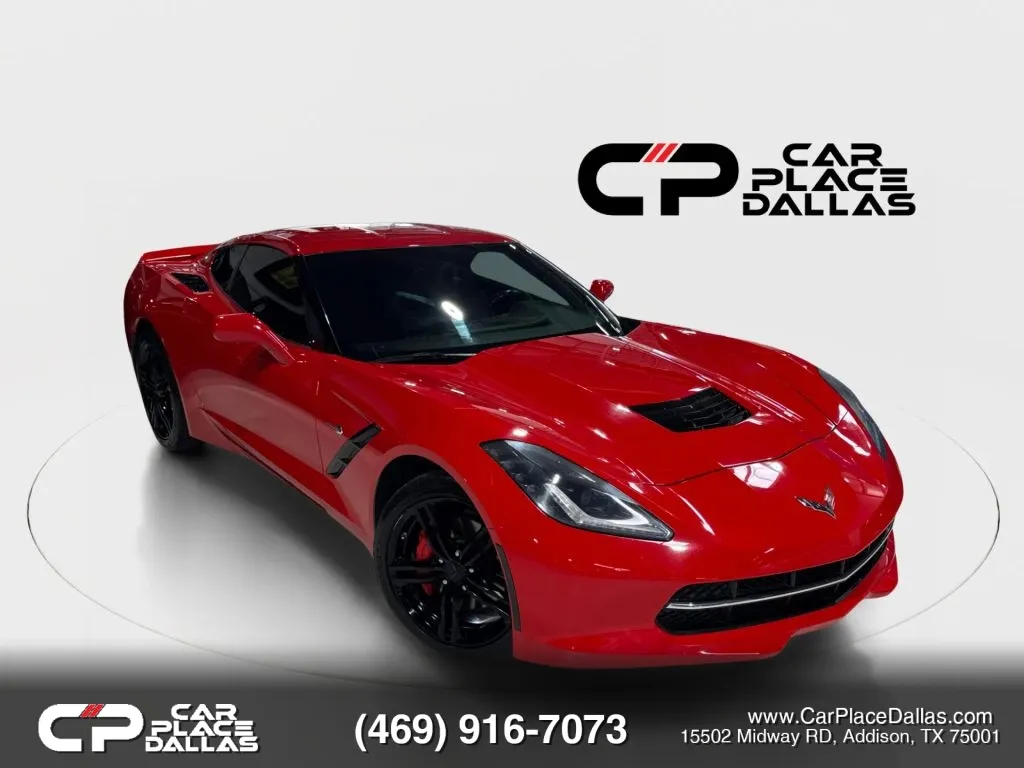 Red 2017 Chevrolet Corvette Stingray Coupe 2D for sale in Addison, TX