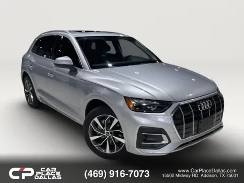 Photos of 2021 Audi Q5 45 TFSI Premium Sport Utility 4D for sale in Addison, TX at Car Place Dallas