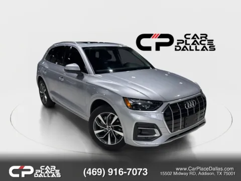 Silver 2021 Audi Q5 45 TFSI Premium Sport Utility 4D for sale in Addison, TX