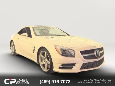 White 2015 Mercedes-Benz SL-Class SL 400 Roadster 2D for sale in Addison, TX