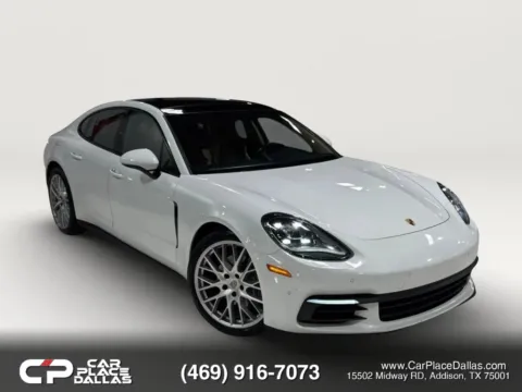 White 2019 Porsche Panamera Sedan 4D for sale in Addison, TX