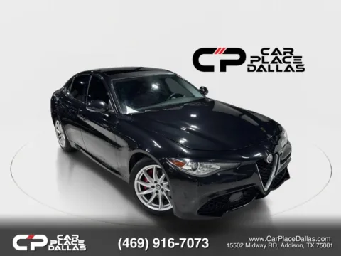Black 2017 Alfa Romeo Giulia Ti Sedan 4D for sale in Addison, TX