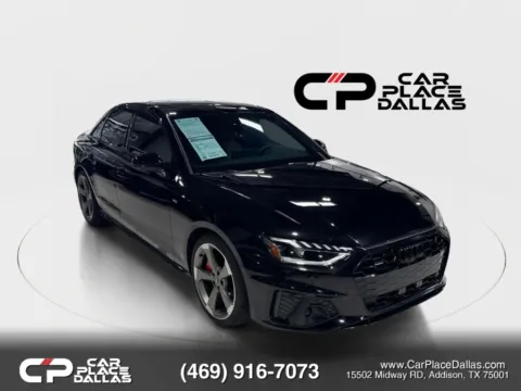 Blue 2023 Audi A4 S line 45 TFSI Premium Plus Sedan 4D for sale in Addison, TX