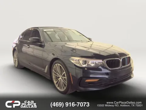 Gray 2018 BMW 5 Series 530i Sedan 4D for sale in Addison, TX
