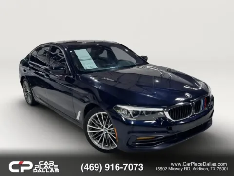 Gray 2018 BMW 5 Series 530i Sedan 4D for sale in Addison, TX