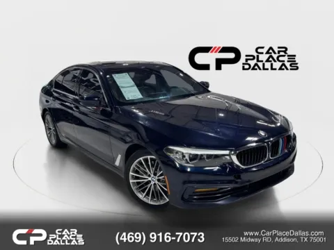 Gray 2018 BMW 5 Series 530i Sedan 4D for sale in Addison, TX