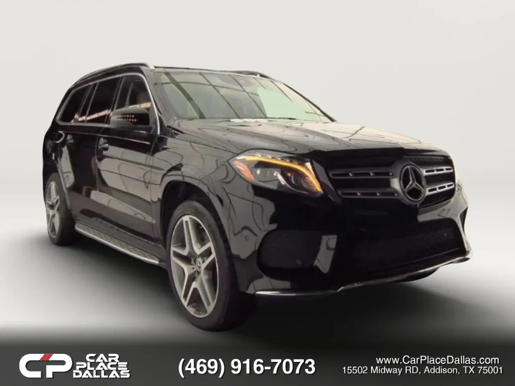 Black 2019 Mercedes-Benz GLS 550 4MATIC Sport Utility 4D for sale in Addison, TX