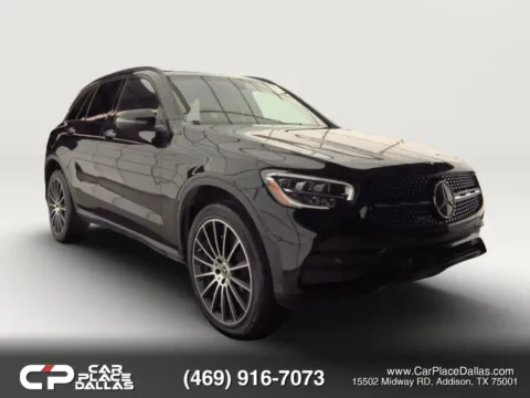 Black 2021 Mercedes-Benz GLC 300 4MATIC Sport Utility 4D for sale in Addison, TX