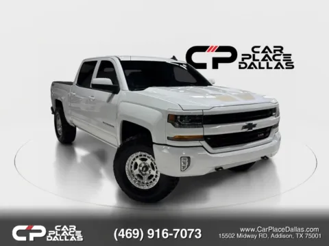Red 2018 Chevrolet Silverado 1500 Crew Cab Z71 LT Pickup 4D 5 3/4 ft for sale in Addison, TX
