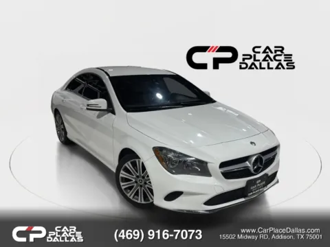 White 2018 Mercedes-Benz CLA 250 Coupe 4D for sale in Addison, TX