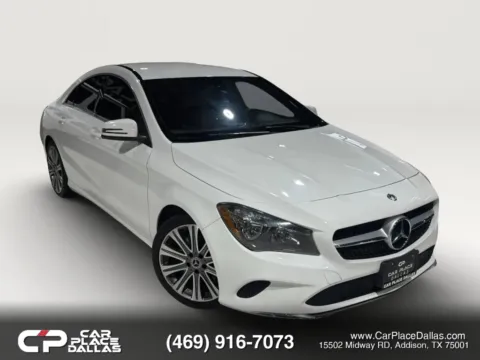 White 2018 Mercedes-Benz CLA 250 Coupe 4D for sale in Addison, TX