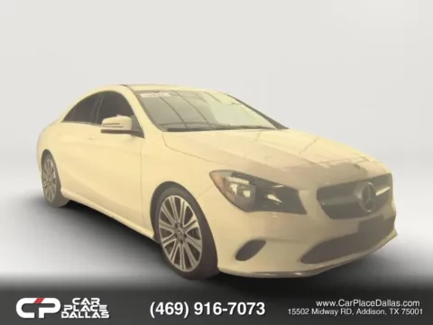 White 2018 Mercedes-Benz CLA 250 Coupe 4D for sale in Addison, TX