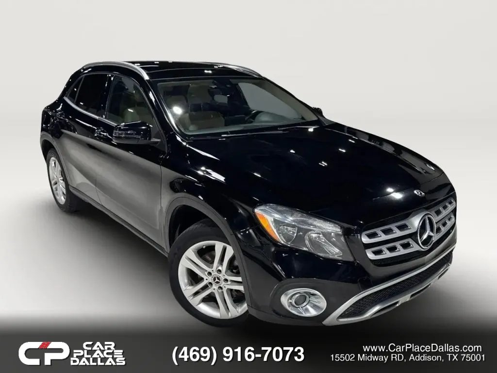 Black 2018 Mercedes-Benz GLA 250 Sport Utility 4D for sale in Addison, TX