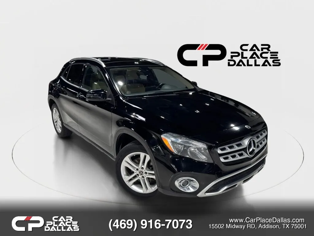 Black 2018 Mercedes-Benz GLA 250 Sport Utility 4D for sale in Addison, TX