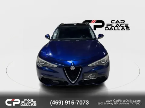 Another view of 2018 Alfa Romeo Stelvio Sport SUV 4D for sale in Addison, TX at Car Place Dallas