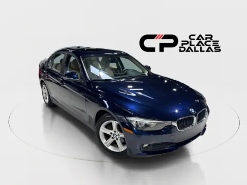 Black 2014 BMW 3 Series 320i NAV,MOONROOF,BLUETOOTH,PWR STS,DUAL CLIMATE,PUSH START,RAIN SENSING,17IN WHLS,RWD for sale in Addison, TX